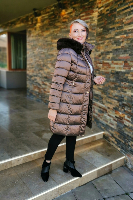 Geaca Franca cafea Virginia Blu [4]