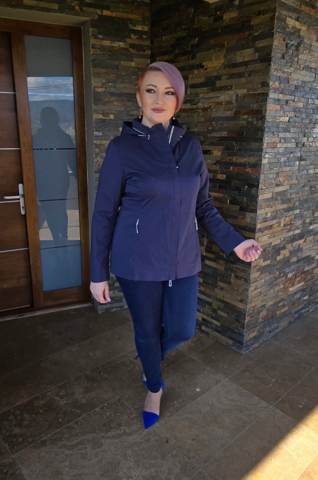 Geaca Vichy bleumarine Granchio [4]