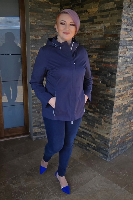 Geaca Vichy bleumarine Granchio [5]