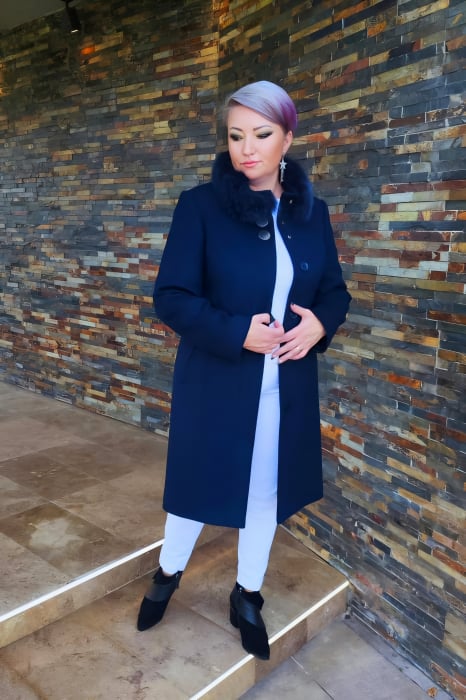 Palton 290 bleumarine Dony [3]