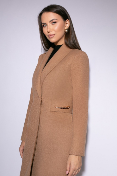 Palton 6007 camel Ginette [3]