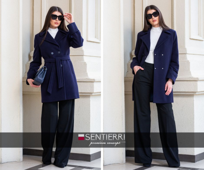Palton 834 bleumarine Sentierri [3]