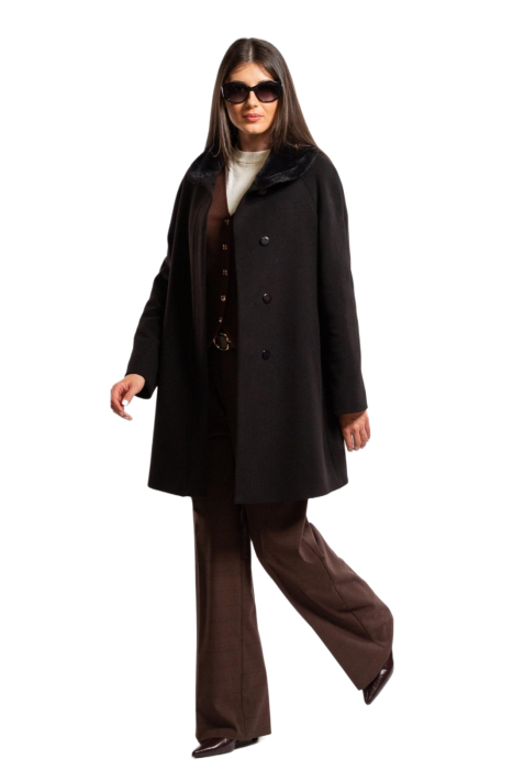 Palton 857 negru blanita Sentierri [4]