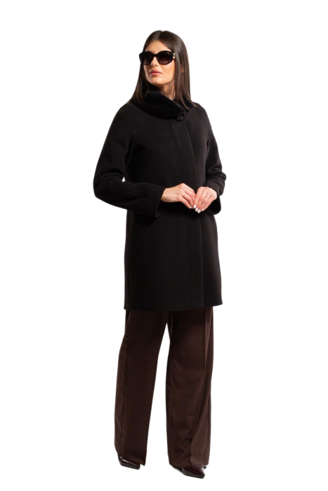 Palton 857 negru blanita Sentierri [1]