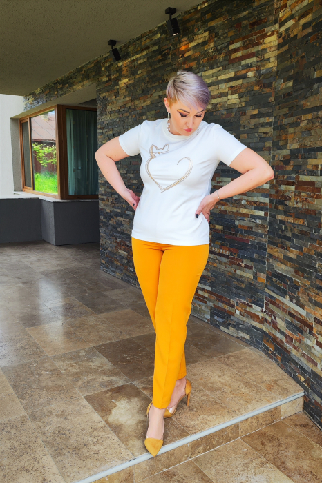 Pantalon 396 galben Exnec [10]