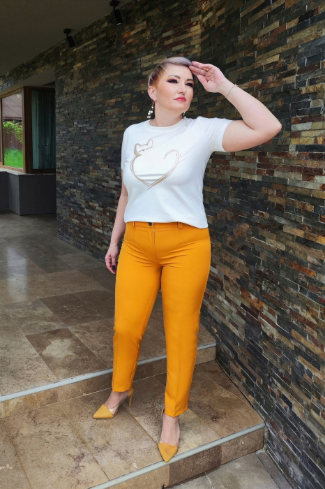 Pantalon 396 galben Exnec [6]