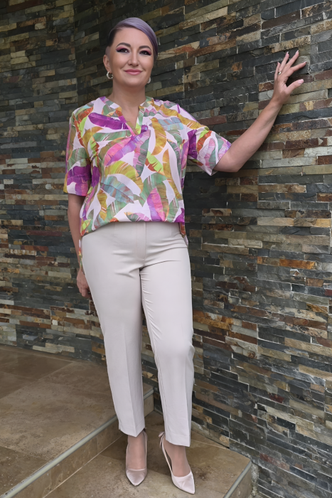 Pantalon 430 in bej Letty