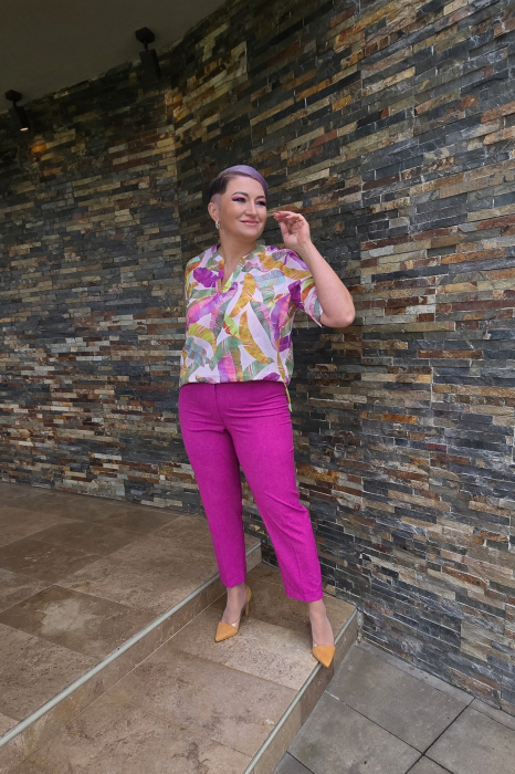 Pantalon 430 in fuxia Letty