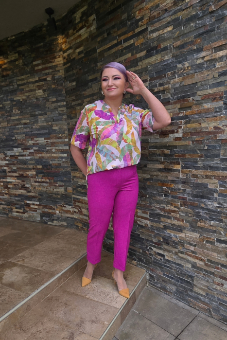 Pantalon 430 in fuxia Letty [2]