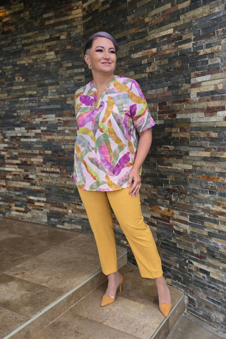 Pantalon 430 in mustar Letty [3]