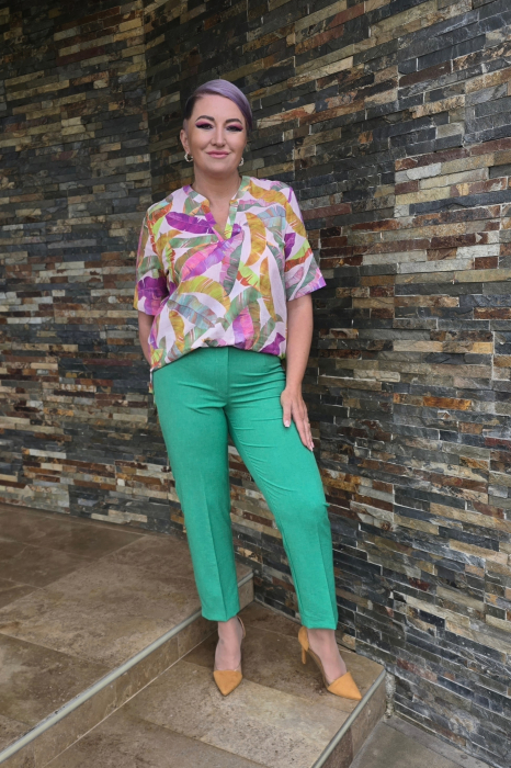 Pantalon 430 in verde Letty 46 [3]
