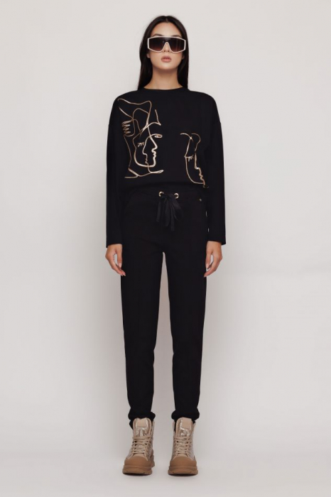 Pantalon 4302 negru Mizar [5]