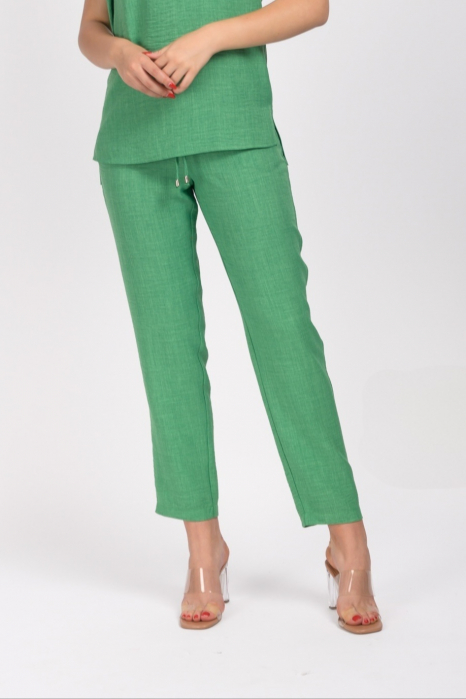 Pantalon 4412 verde La Donna