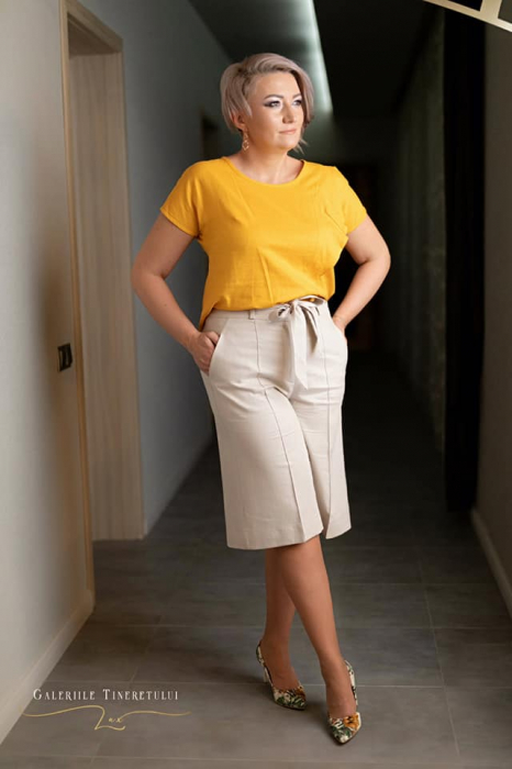 Pantalon 442 in bej scurt GART [3]