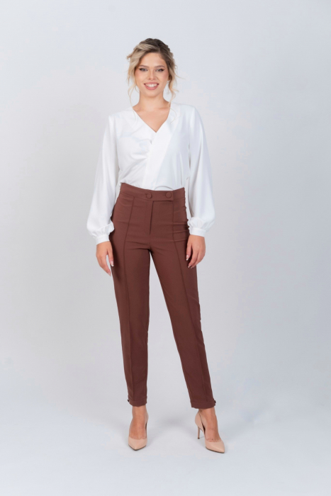 Pantalon 4435 maro La Donna [2]
