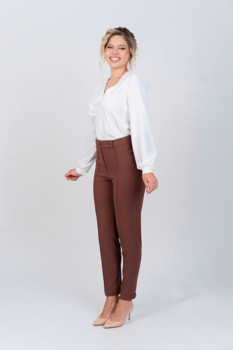 Pantalon 4435 maro La Donna [3]
