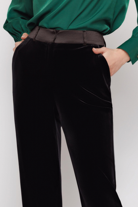 Pantalon 4462 negru catifea Mizar [2]