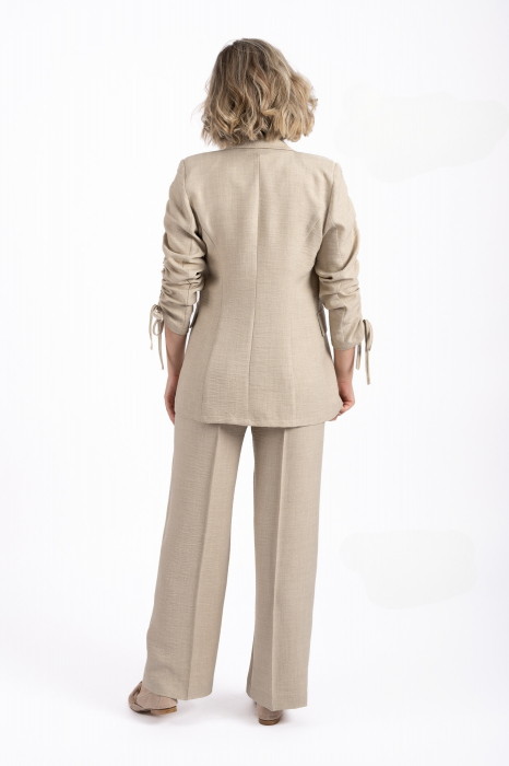Pantalon 4739 bej larg La Donna [4]
