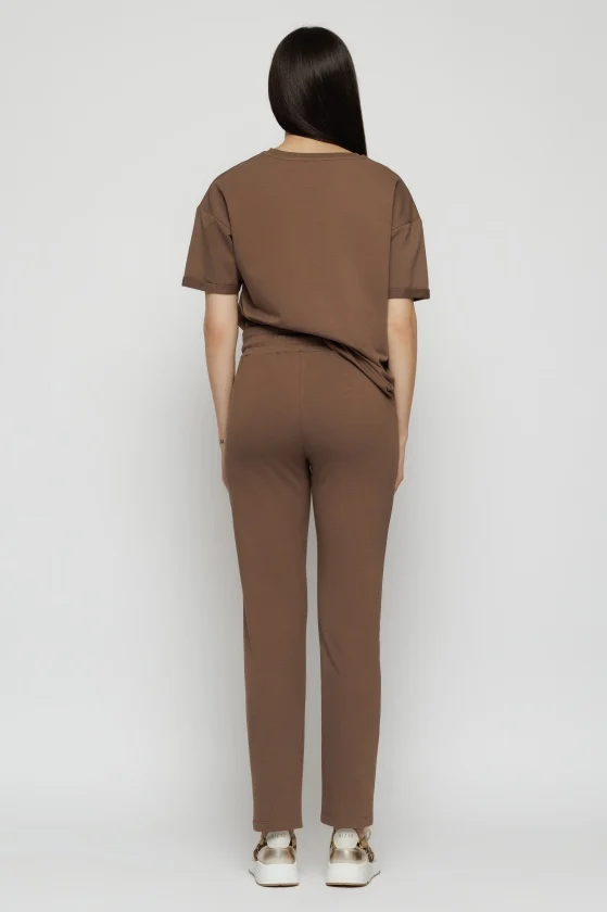 Pantalon 5136 brown bumbac Mizar [3]