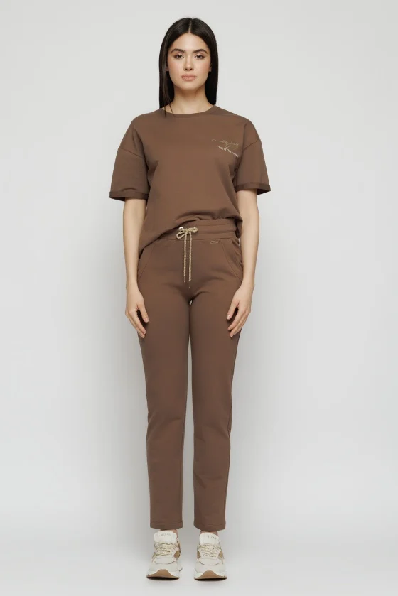 Pantalon 5136 brown bumbac Mizar [4]
