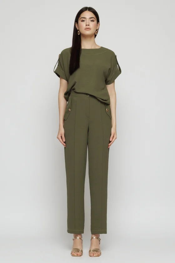 Pantalon 5207 verde V2 Vicmod 44 [2]