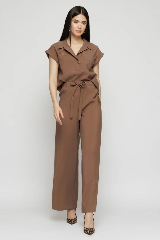 Pantalon 5220 maro Mizar