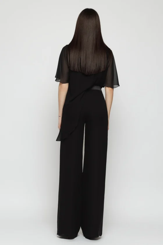 Pantalon 5234 voal negru Mizar [5]
