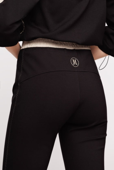 Pantalon 5358 negru evazat Mizar [4]