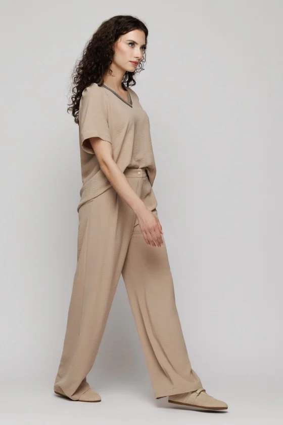Pantalon 6258 bej larg US1MMizar [4]