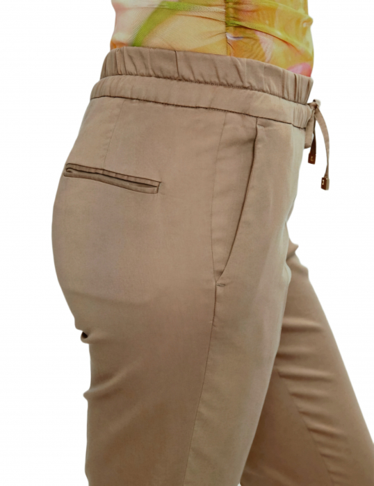 Pantalon 7601 Anna bumbac bej Wegener [3]