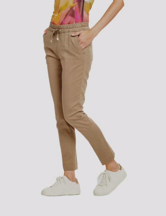 Pantalon 7601 Anna bumbac bej Wegener