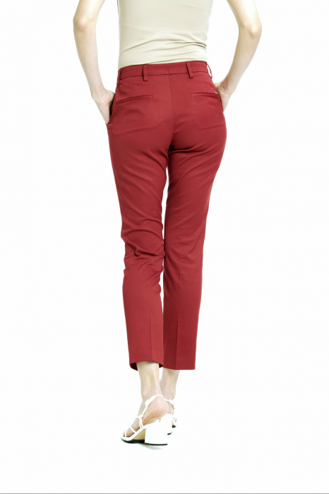 Pantalon 7604 Elena bumbac bordo Wegener [2]