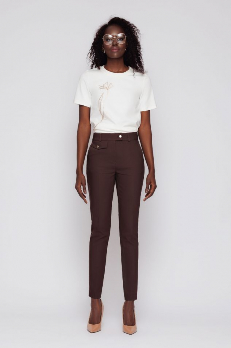 Pantalon CC1MZ4111 maro Mizar [2]