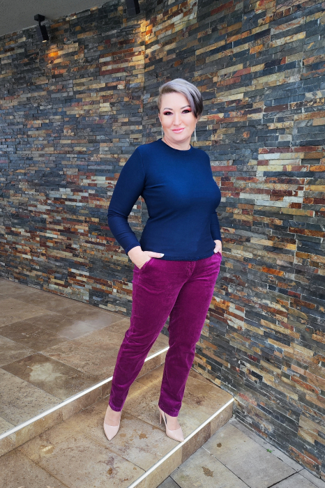 Pantalon Mirna ciclamino Iber [2]