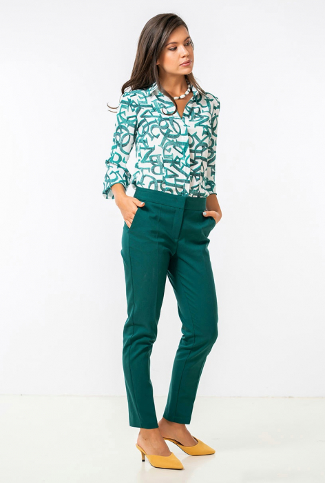 Pantaloni Daruka verzi Hermosa [6]