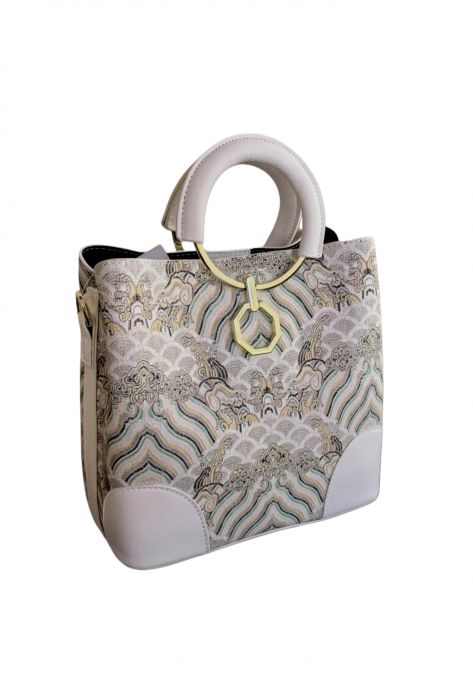Poseta 45V1 piele eco bej Cavalera