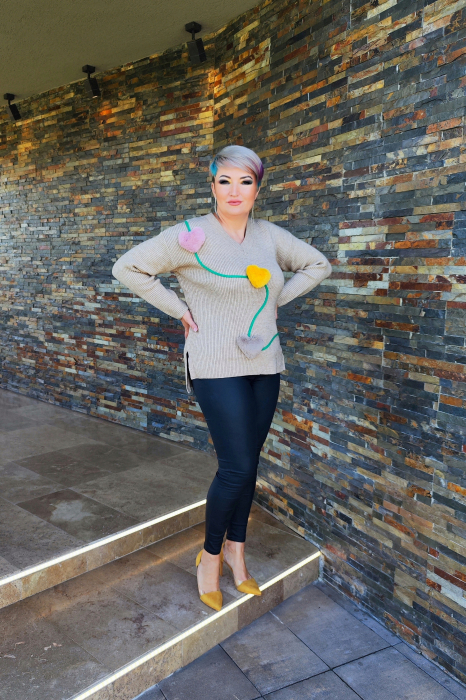 Pulover 0876 bej [4]