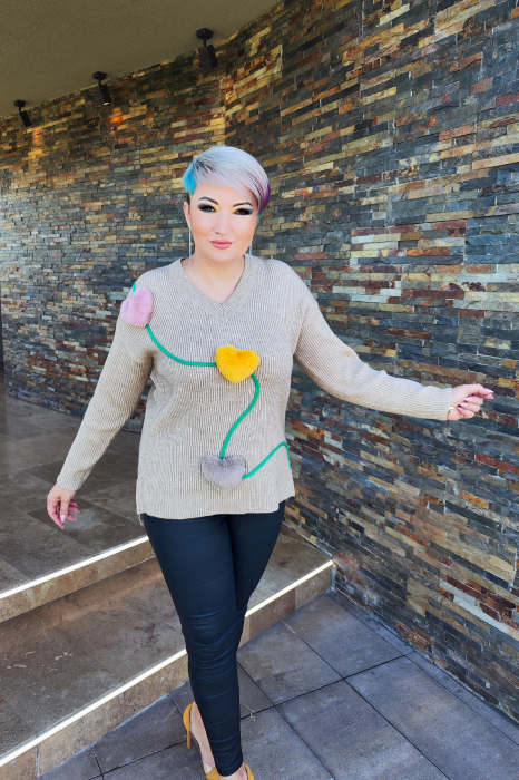 Pulover 0876 bej [2]