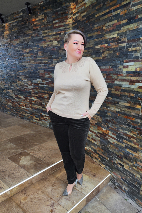 Pulover 217 bej Magnetic [4]