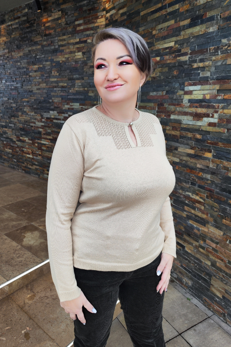 Pulover 217 bej Magnetic [2]