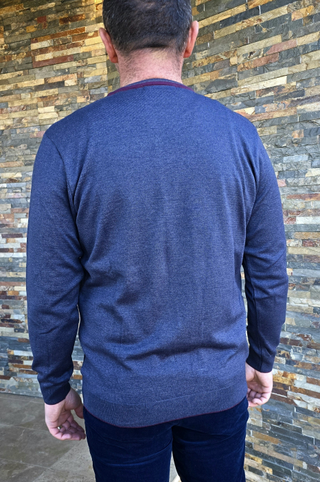 Pulover B254 navy Magnetic [4]