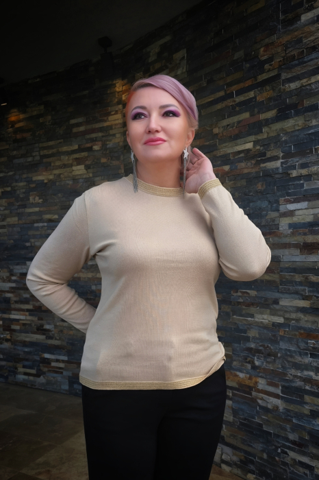 Pulover D247 bej Magnetic [3]