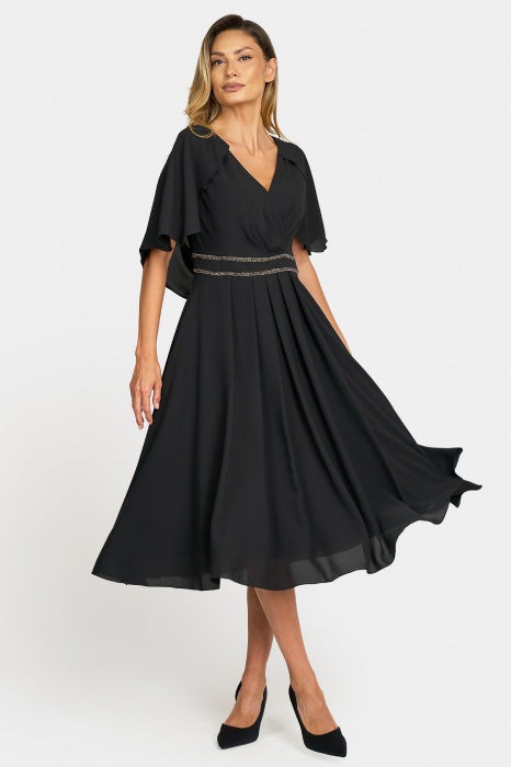 Rochie 023 voal neagra Viada