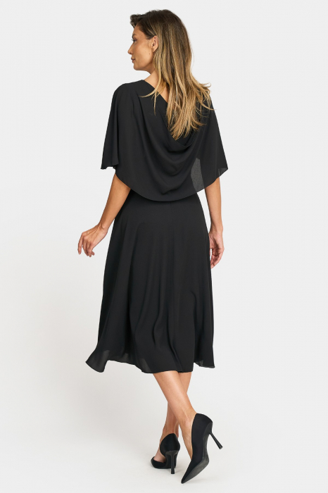 Rochie 023 voal neagra Viada 44 [2]