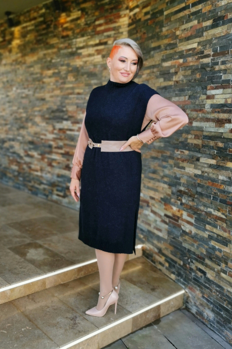 Rochie 1395 bleumarine Zada [7]