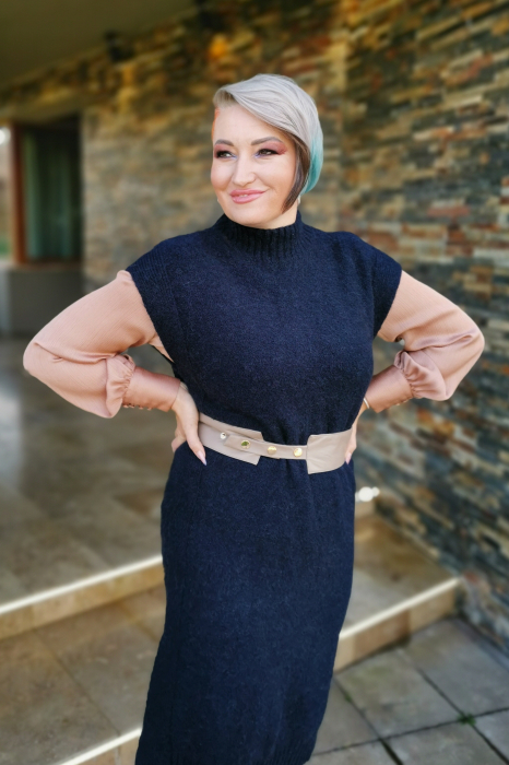 Rochie 1395 bleumarine Zada [5]