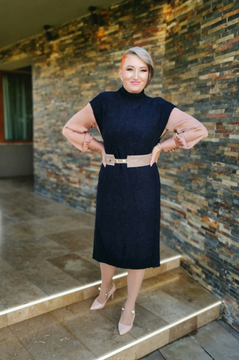 Rochie 1395 bleumarine Zada [6]