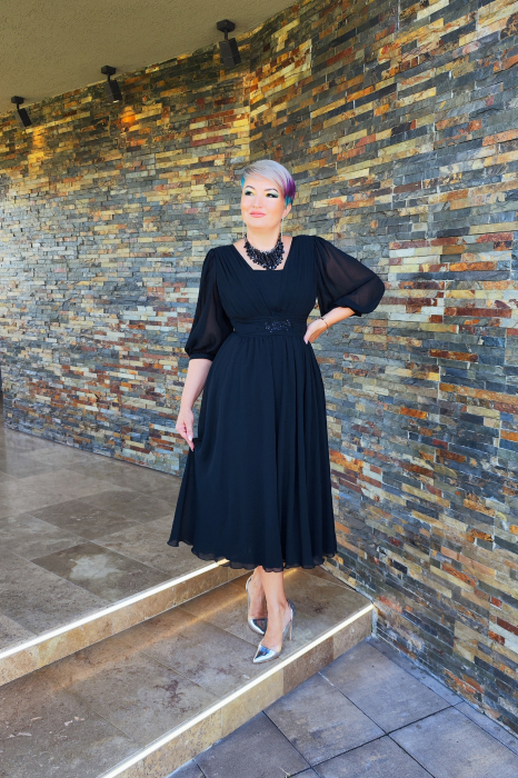 Rochie 1532 neagra Leonard [3]