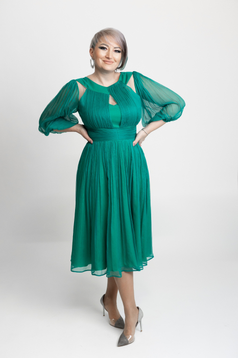 Rochie 1533 verde Leonard