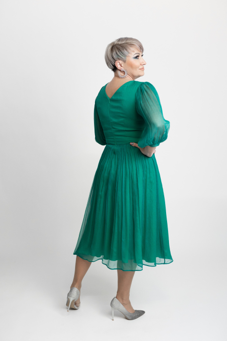 Rochie 1533 verde Leonard [3]